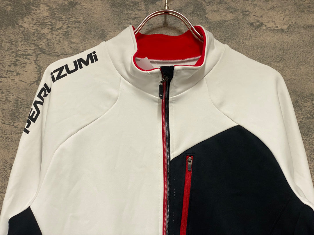 KA051 パールイズミ PEARL iZUMi 長袖 サイクルジャケット 白 XL 裏起毛 THERMODRESS NEO