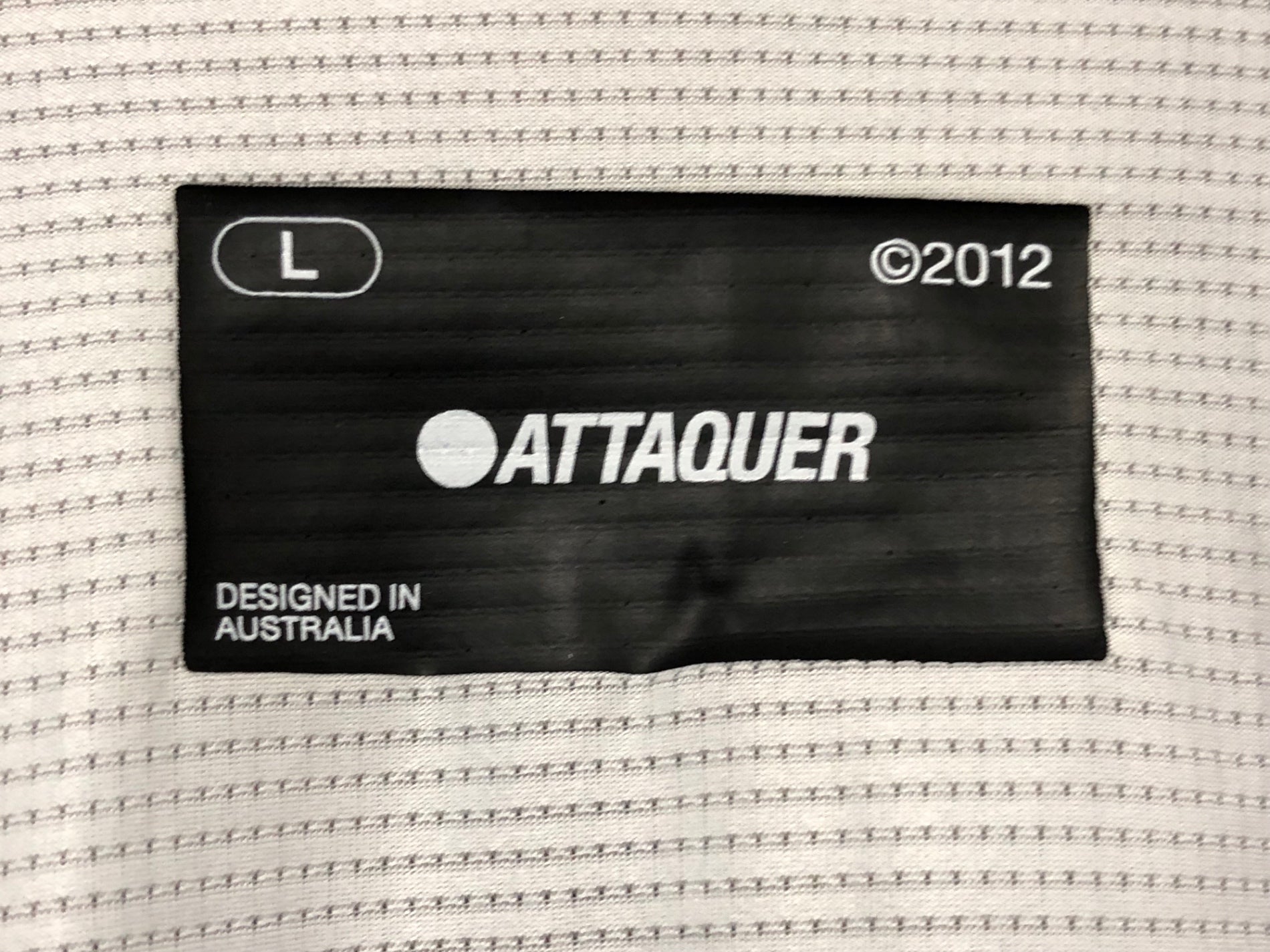 JV761 アタッカー ATTAQUER RACE 半袖サイクルジャージ 白黄青 L