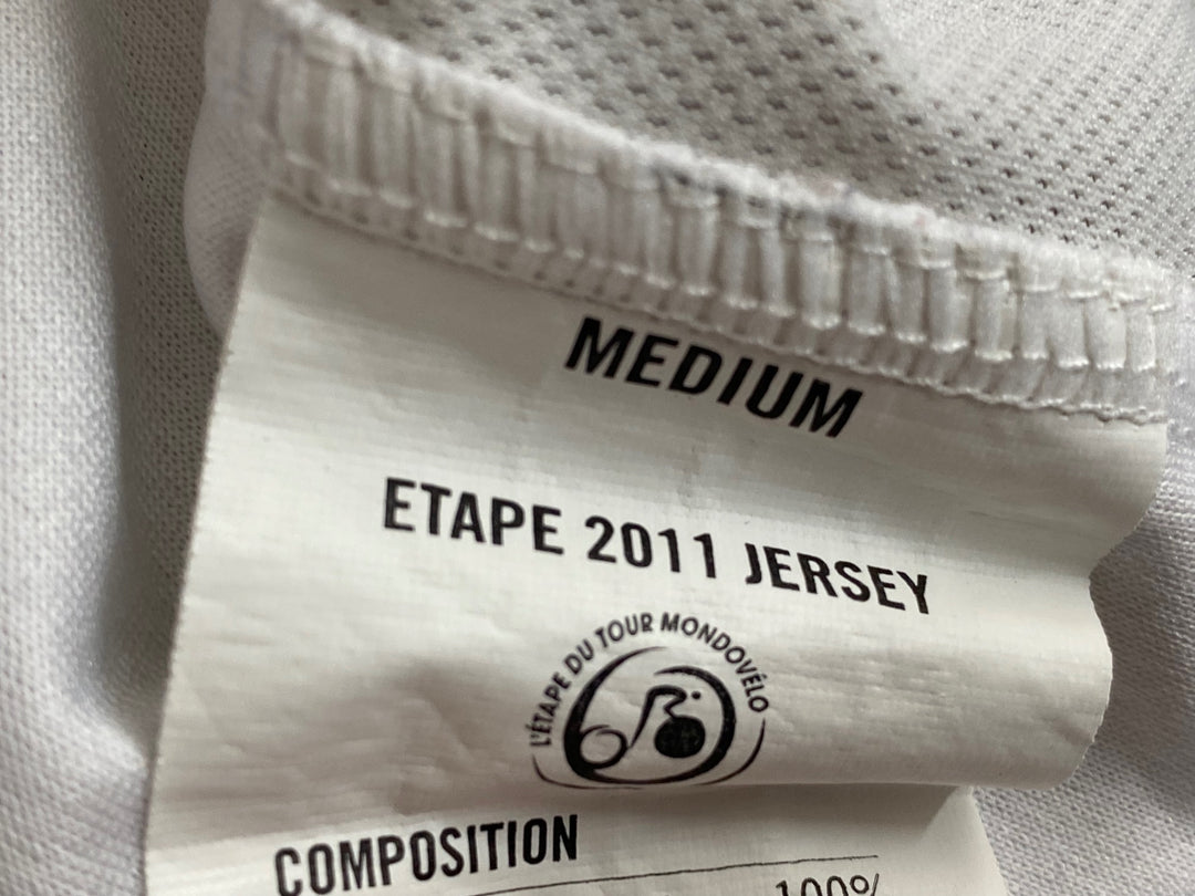JM835 ラファ Rapha ETAPE 2011 JERSEY 半袖 サイクルジャージ 白 M