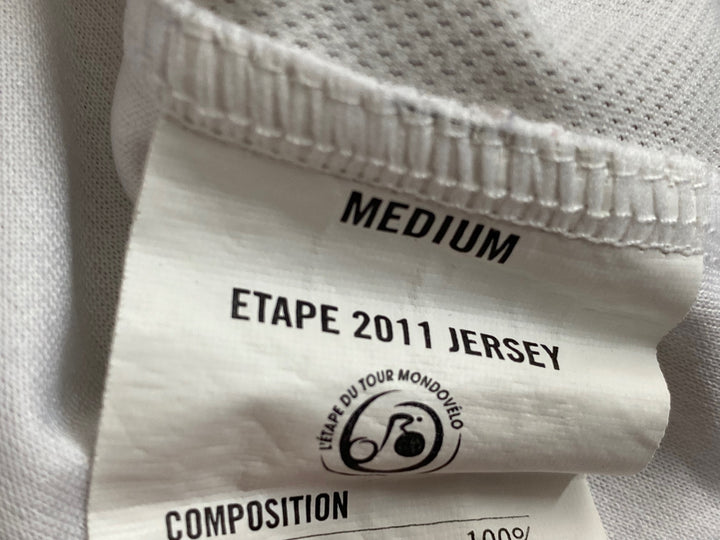 JM835 ラファ Rapha ETAPE 2011 JERSEY 半袖 サイクルジャージ 白 M