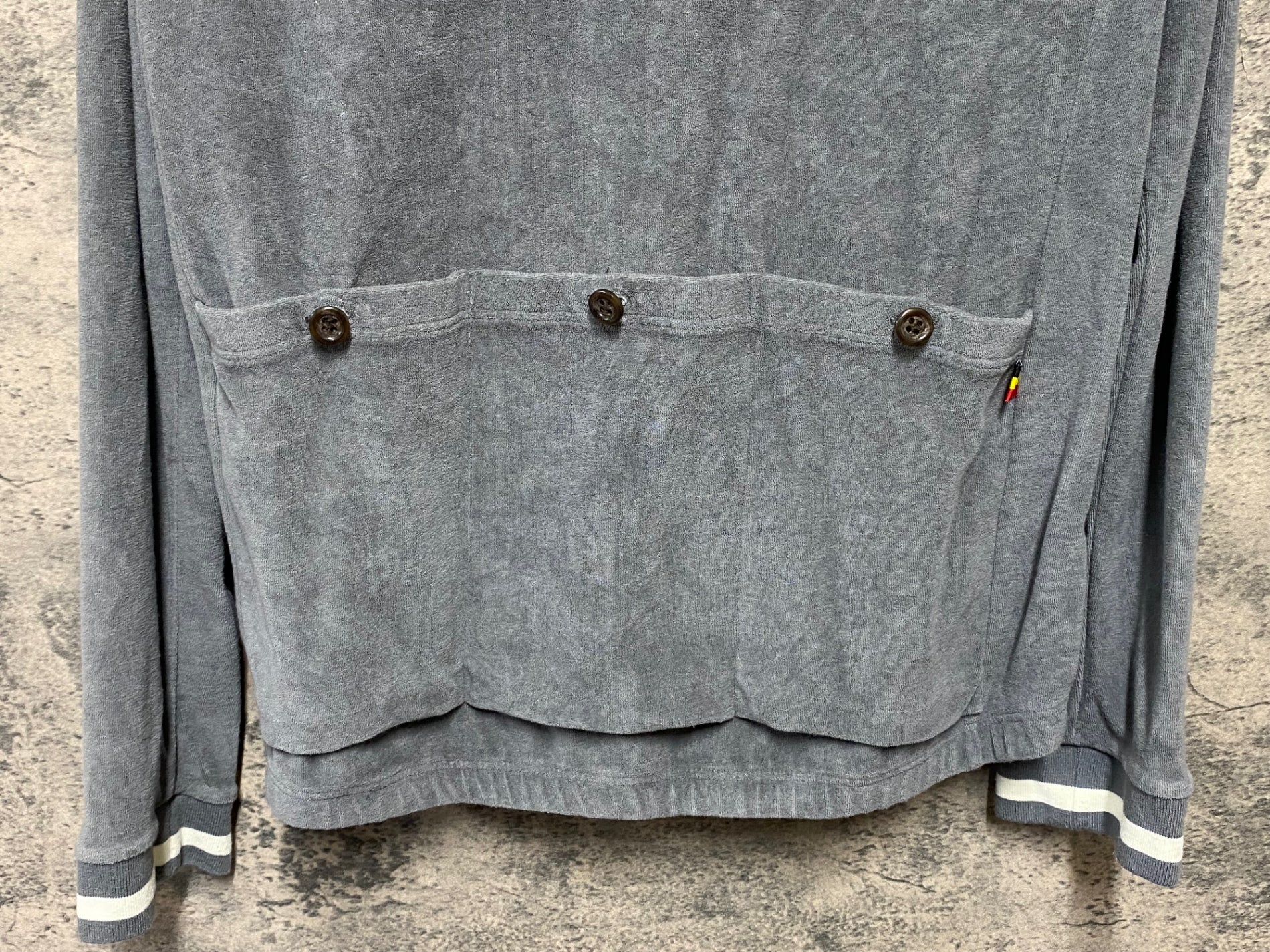 KD841 カペルミュール KAPELMUUR 長袖 サイクルジャージ グレー L