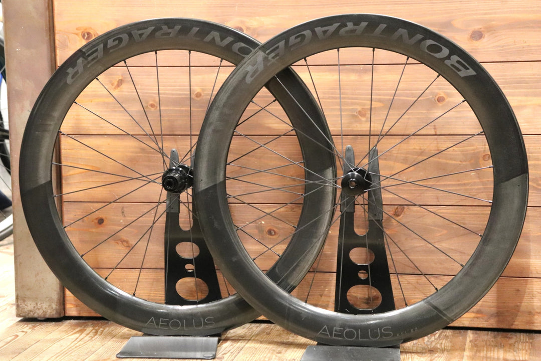 ボントレガー BONTRAGER アイオロス AEOLUS RSL62 カーボン チューブレスレディ ホイールセット シマノ11S/12S 23C 【東京南麻布店】