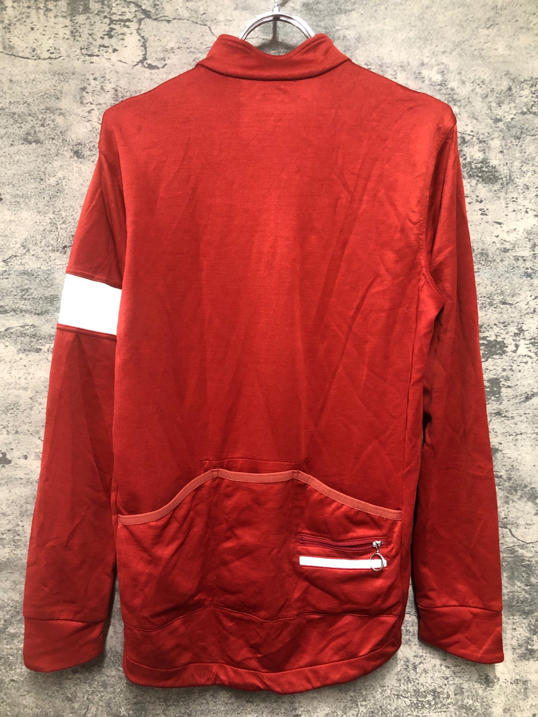 JD107 ラファ Rapha LONG SLEEVE JERSEY 長袖サイクルジャージ 赤 M