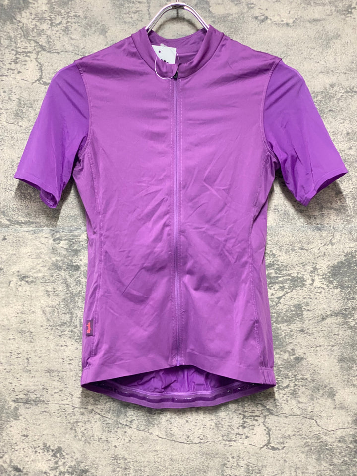 KA228 ラファ Rapha WOMEN'S LIGHTWEIGHT SOUPLESSE JERSEY 半袖 サイクルジャージ 紫 S