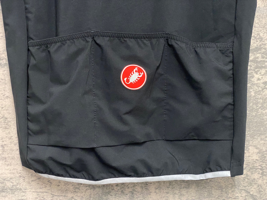 KE426 カステリ CASTELLI ROSSO CORSA 半袖 サイクルジャージ 紺 S perfetto