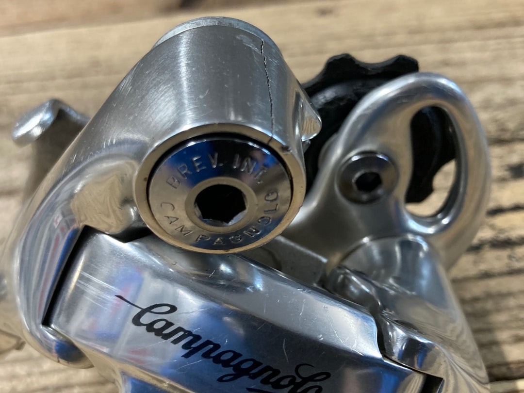 JX876 カンパニョーロ CAMPAGNOLO レコード RECORD リアディレイラー 8S ビンテージ ※固定部ヒビ割れのためジャンク