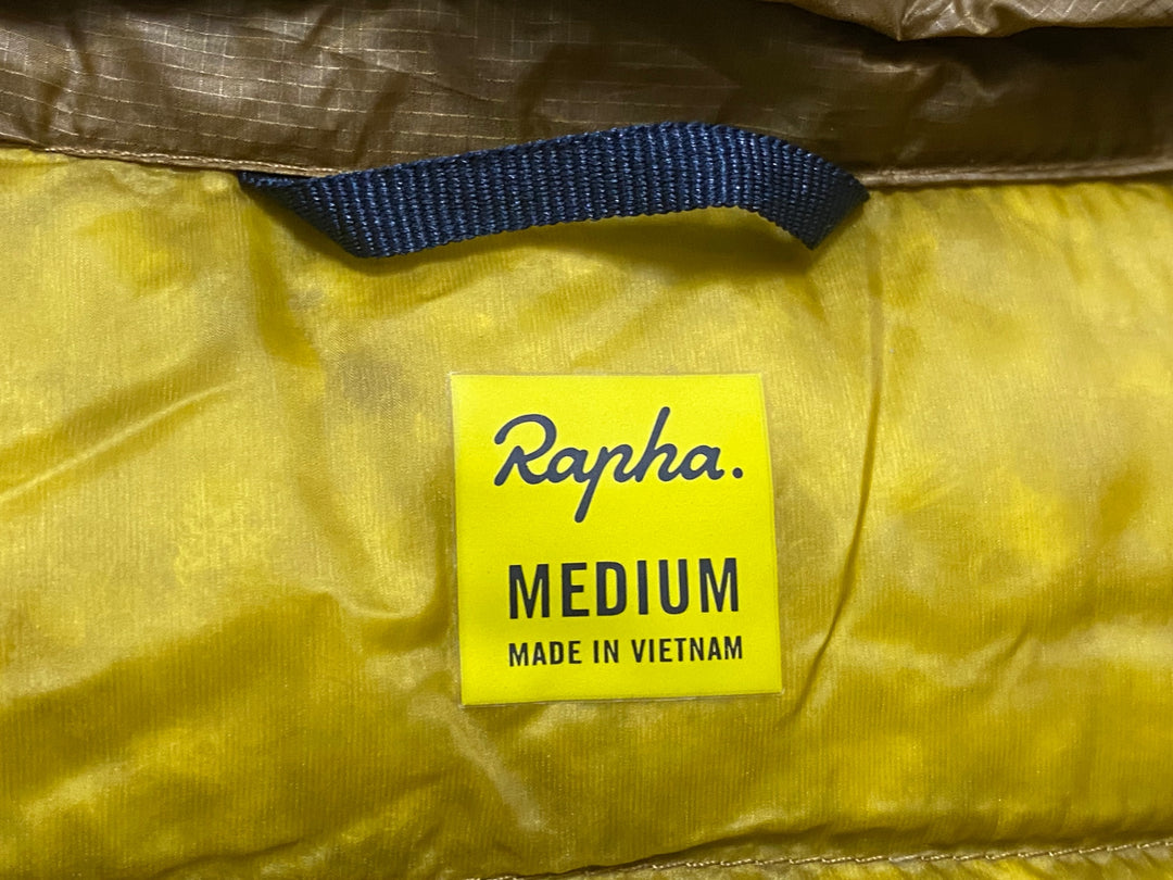 JY604 ラファ Rapha EXPLORE DOWN JACKET 長袖 ジャケット 茶 M 中綿 ダウン