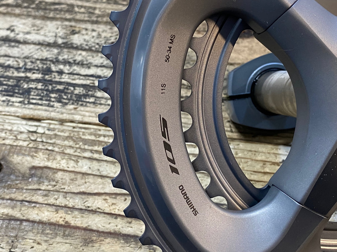 JW917 シマノ SHIMANO 105 FC-R7000 クランクセット シルバー 50/34T 170mm