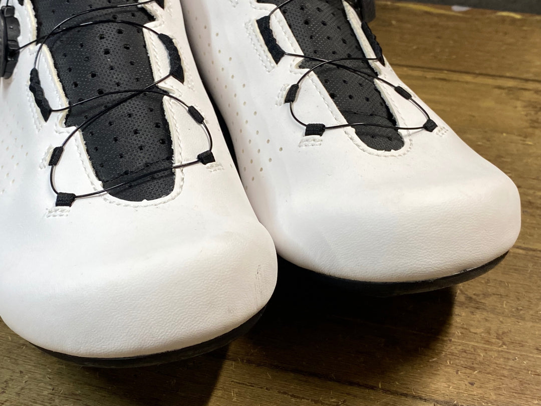 JW178 フィジーク fizik VENTO OMNA WIDE ビンディングシューズ SPD-SL EU40 白