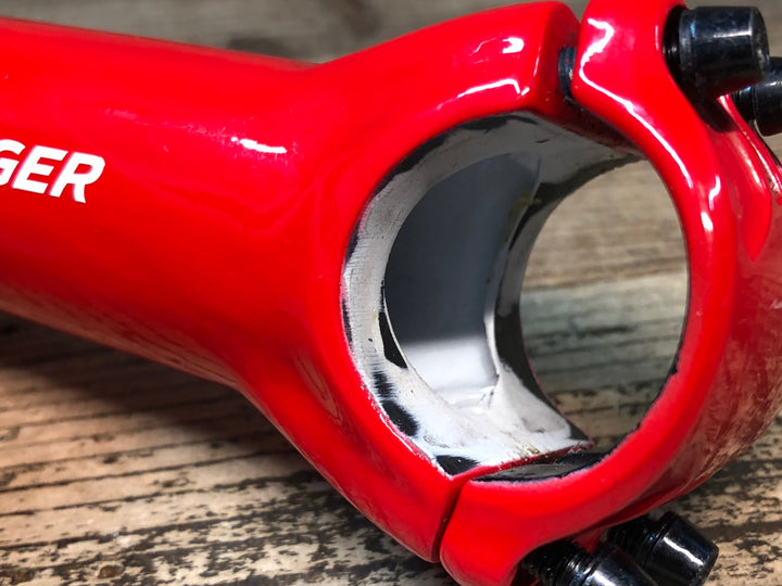 JH778 ボントレガー BONTRAGER BLENDR XXX カーボン ステム 赤 140mm Φ31.8 OS