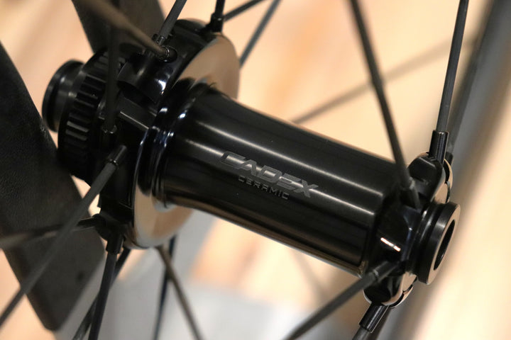 訳アリ カデックス CADEX 36 DISC TUBELESS カーボン チューブレスレディ ディスク ホイールセット シマノ11S/12S フックレス 【仙台店】