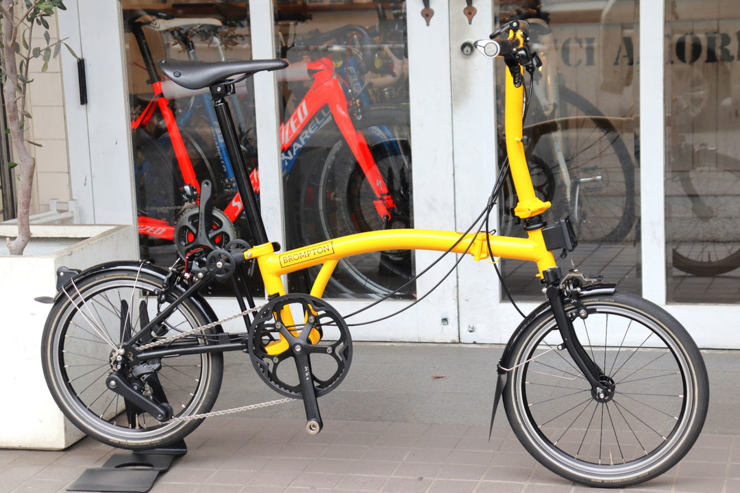 ブロンプトン BROMPTON P LINE URBAN LOW BUMBLE BEE YELLOW S4L 2023モデル 16インチ 折り畳み 小径車 ミニベロ 【横浜店】