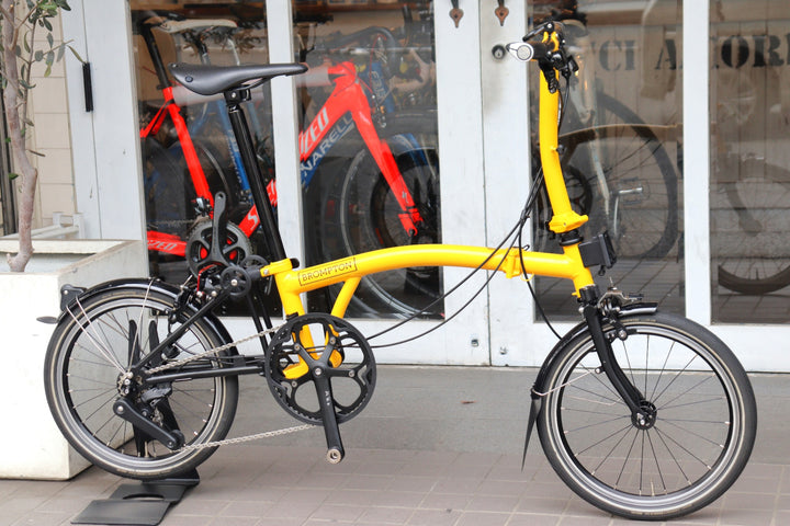 ブロンプトン BROMPTON P LINE URBAN LOW BUMBLE BEE YELLOW S4L 2023モデル 16インチ 折り畳み 小径車 ミニベロ 【横浜店】