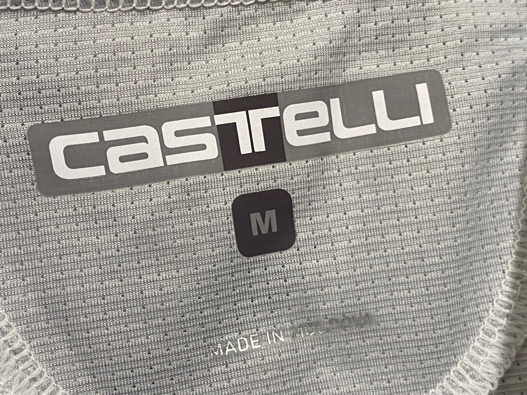 JS579 カステリ CASTELLI 半袖 サイクルジャージ 白 グレー M – BICI