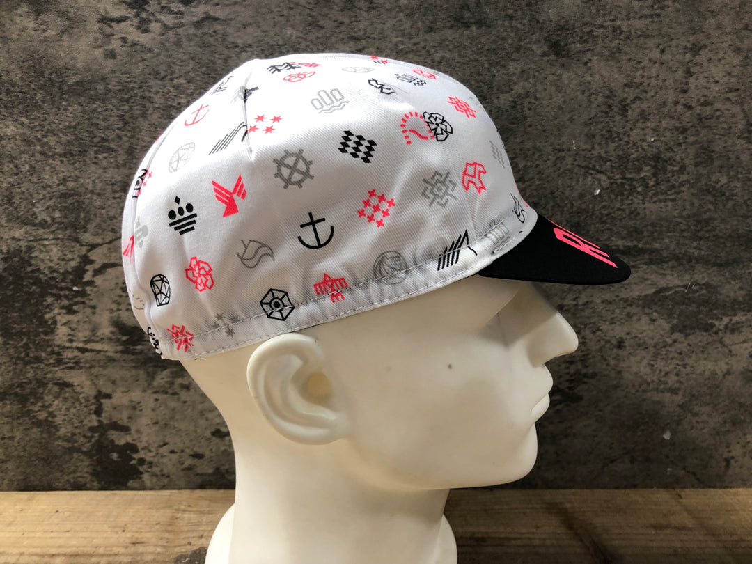JZ487 ラファ RAPHA サイクルキャップ RCC 白黒 ピンク