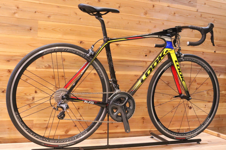 ルック LOOK 675 LIGHT 2015モデル XSサイズ シマノ アルテグラ 6800 11S CAMPAGNOLO シロッコ SCIROCCO 17C カーボン ロードバイク 【広島店】