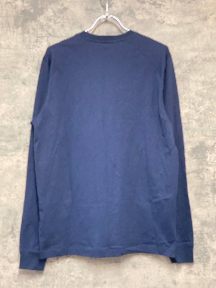 KA618 ラファ Rapha MEN'S LONG SLEEVE COTTON T-SHIRT 長袖 Tシャツ 濃紺 M