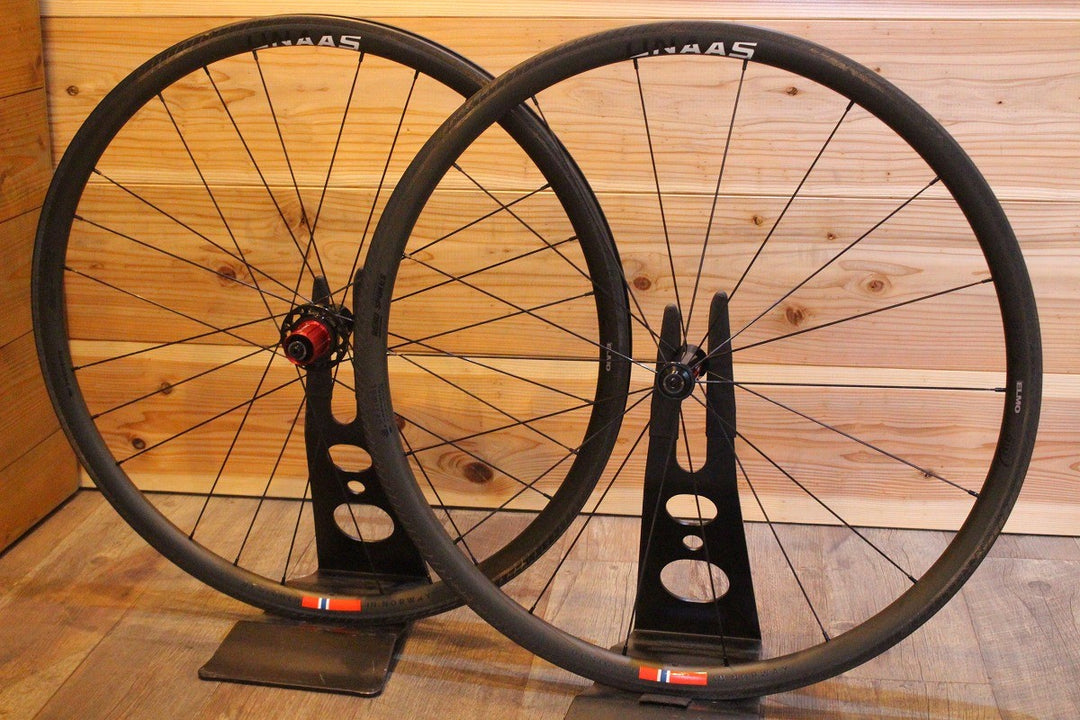ウナス UNAAS チーム TEAM 30 カーボン クリンチャー ホイールセット シマノ 11S/12S 【名古屋店】