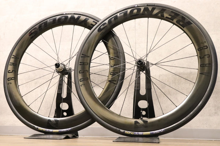 レイノルズ REYNOLDS AR58C DB カーボン チューブレスレディ ホイールセット シマノ 11/12S 【さいたま浦和店】