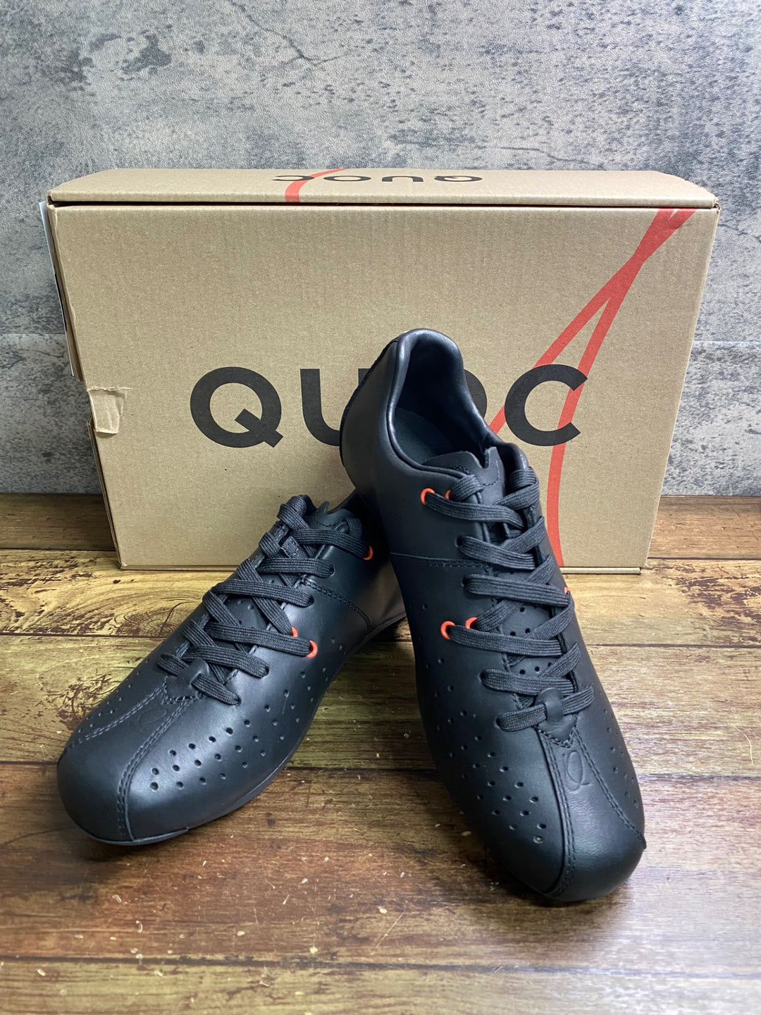 JE359 クオック QUOC NIGHT レザー ビンディングシューズ 黒 EU37.5 3穴