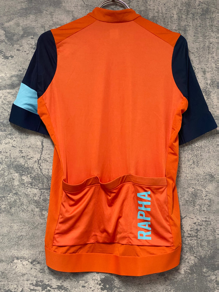 KK425 ラファ Rapha PRO TEAM TRAINING JERSEY 半袖 サイクルジャージ オレンジ M
