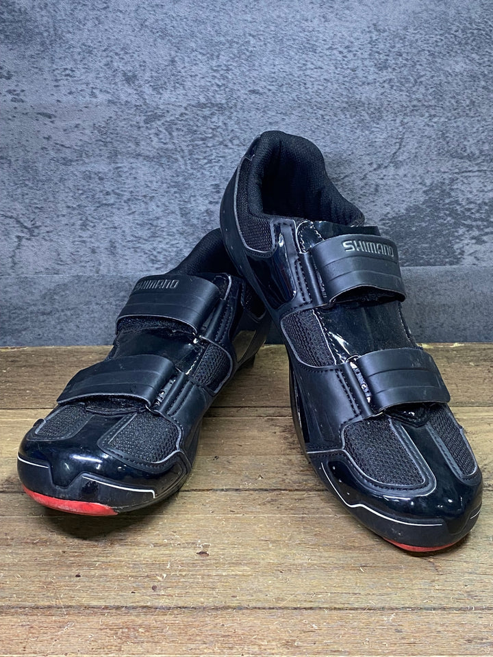 JJ037 シマノ SHIMANO R065 SH-R065 ビンディングシューズ 3穴 EU40 ブラック