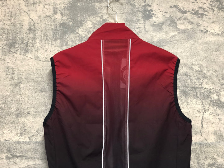 KK705 モーゼン morethan サイクルベスト ジレ 赤黒 XL