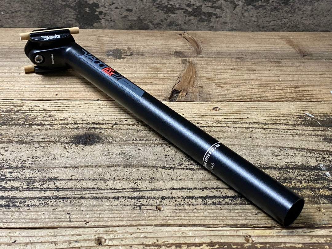 JU988 デダ Deda RSx02 アルミ シートポスト 黒 350mm Φ27.2 SB20mm