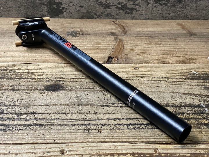 JU988 デダ Deda RSx02 アルミ シートポスト 黒 350mm Φ27.2 SB20mm