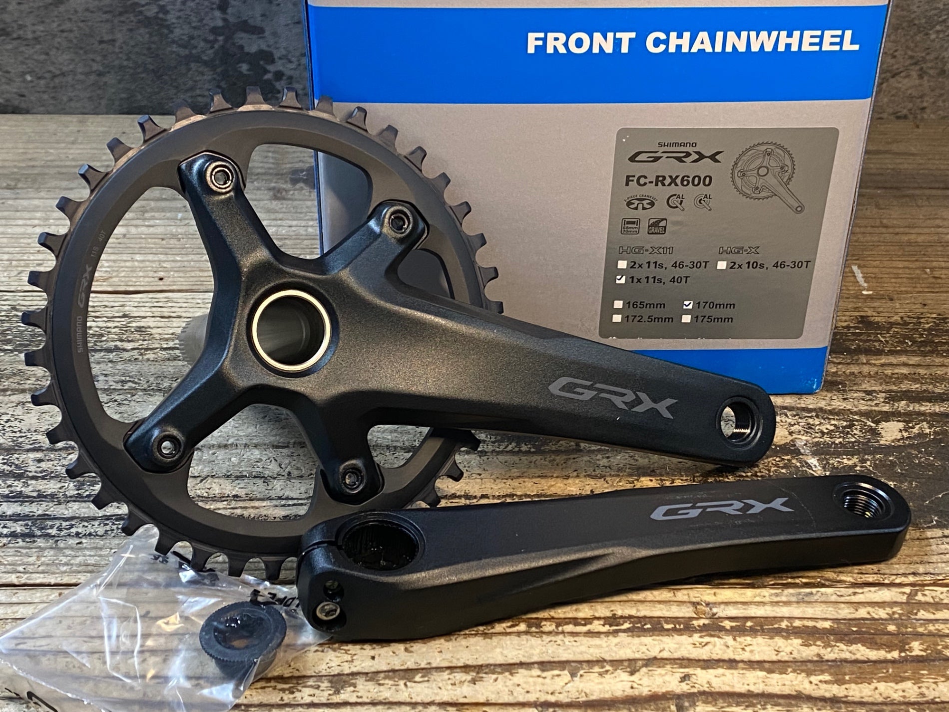 FC-RX600-1 40T 11s 170mmクランクセット 【公式通販】
