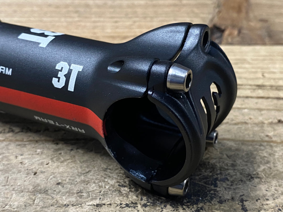 KQ922 3T ARX-TEAM アルミ ステム 100mm 17° Φ31.8 黒 ※ステムボルト1個欠品
