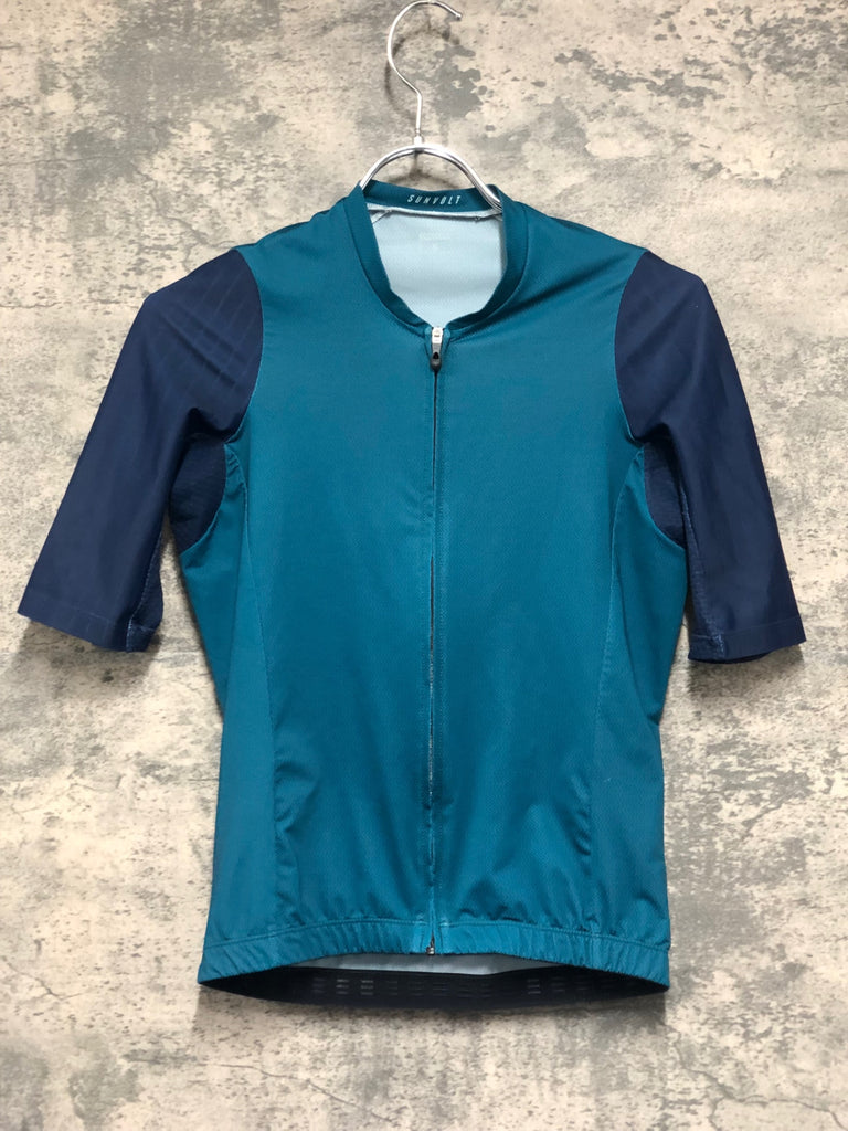 JV076 サンボルト SUNVOLT 半袖 サイクルジャージ ターコイズ S – BICI