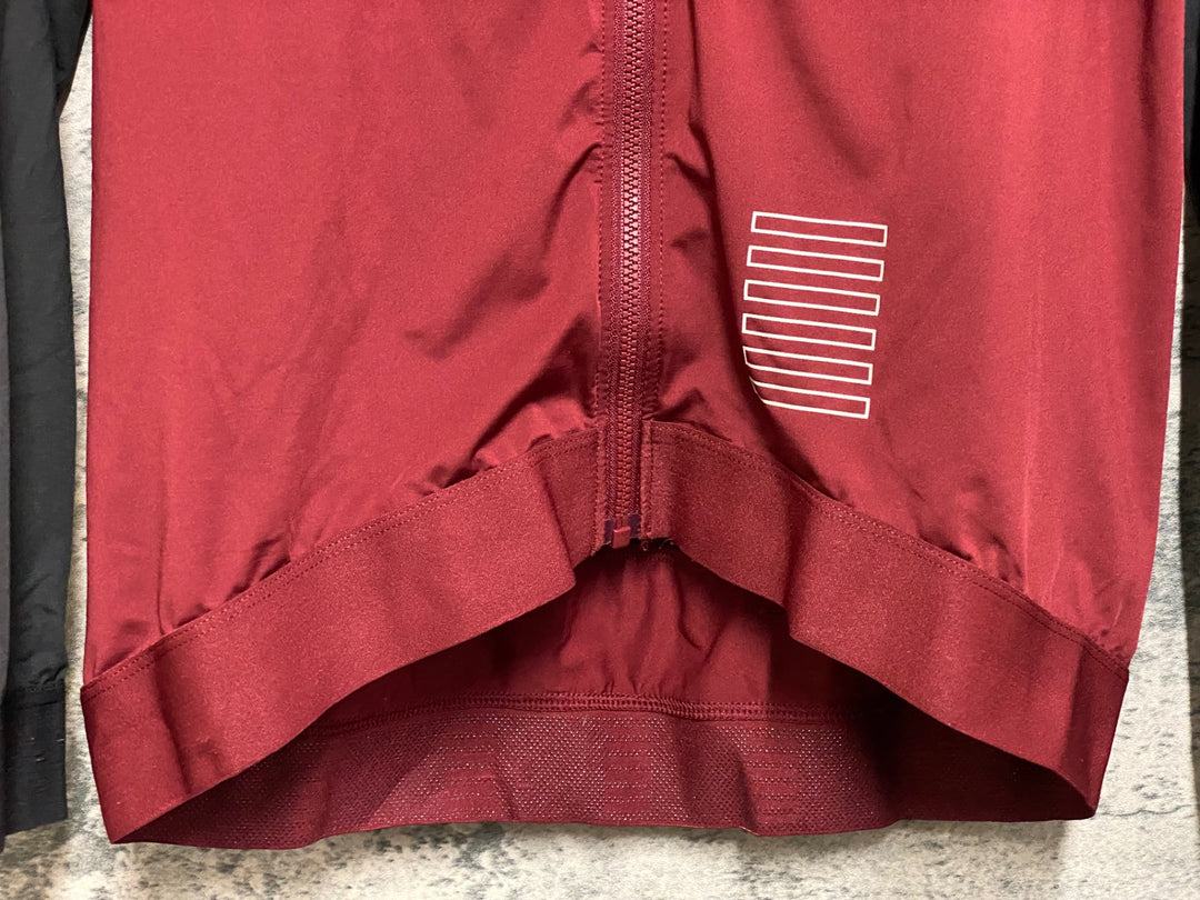 JP207 ラファ Rapha PRO TEAM LONG SLEEVE TRAINING JERSEY 長袖 サイクルジャージ 赤 L