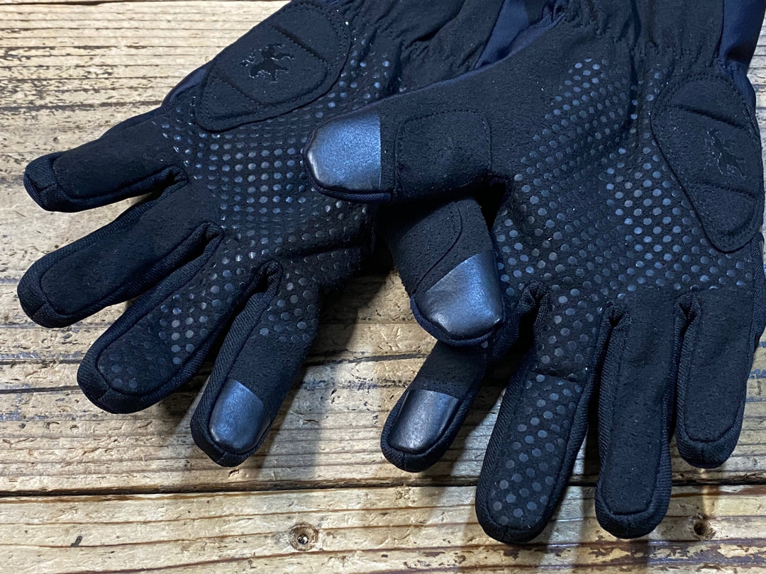 KJ691 カペルミュール KAPELMUUR 長指 グローブ 黒 S 裏起毛