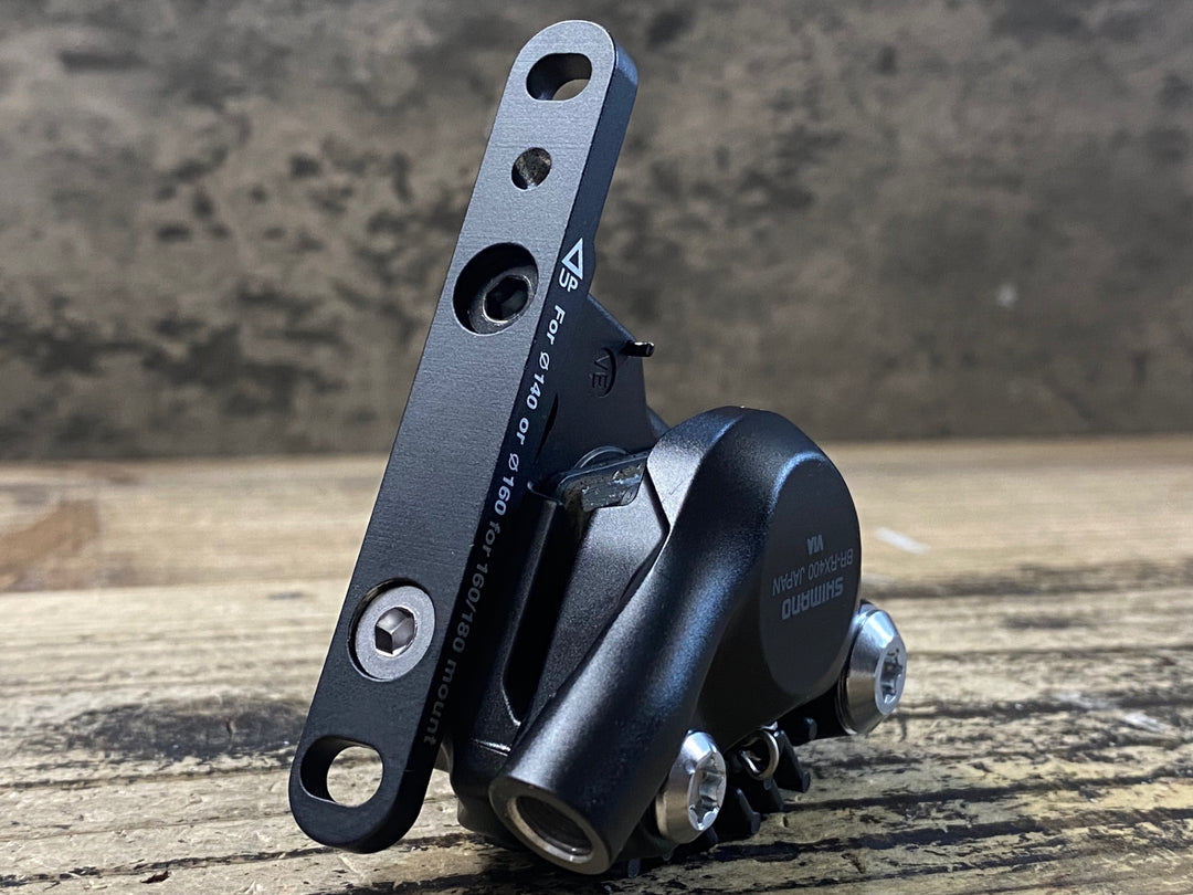 JY589 シマノ SHIMANO GRX BL-RX610-L BR-RX400-R レバー ブレーキセット 1S 油圧 ※ブリードニップル、ブレーキホース欠品