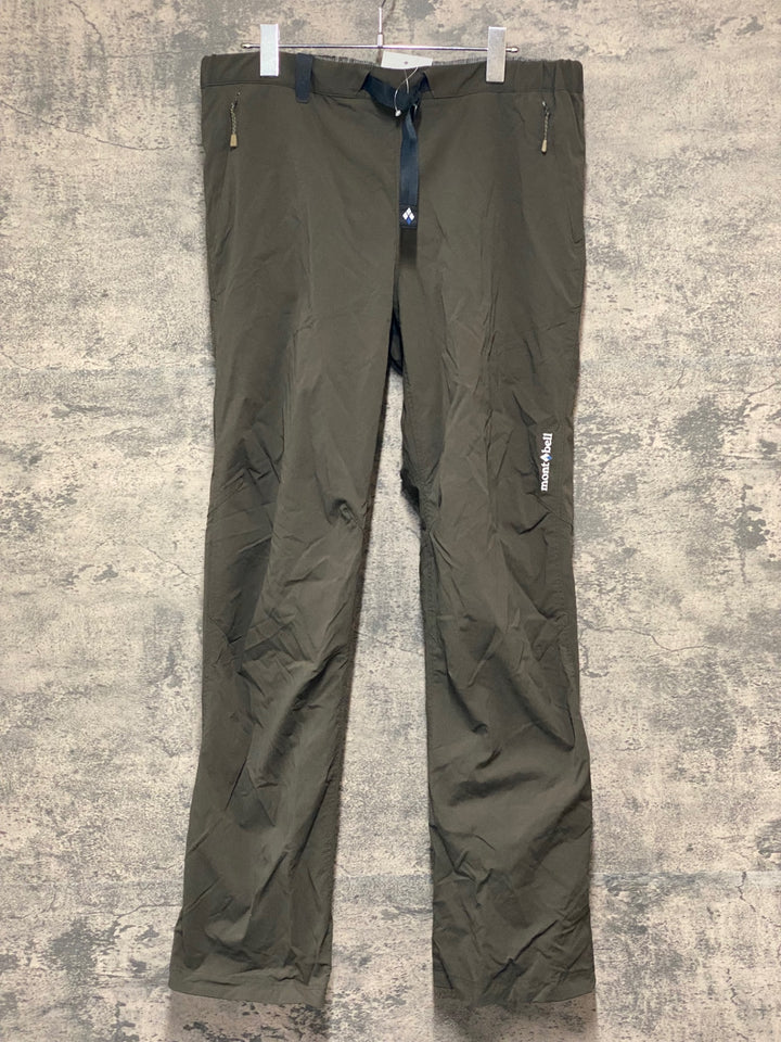 JW045 モンベル mont bell サイクルパンツ オリーブ L 裏起毛