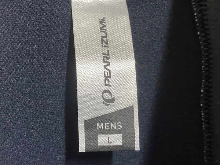 KE195 パールイズミ PEARL iZUMi 長袖 サイクルジャケット 白黒 L 裏起毛 赤タグ