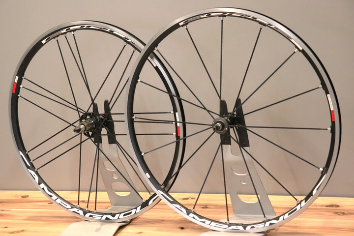カンパニョーロ CAMPAGNOLO ユーラス EURUS 2WAY-FIT アルミ チューブレス ホイールセット カンパ10S ナローリム 15C 【仙台店】
