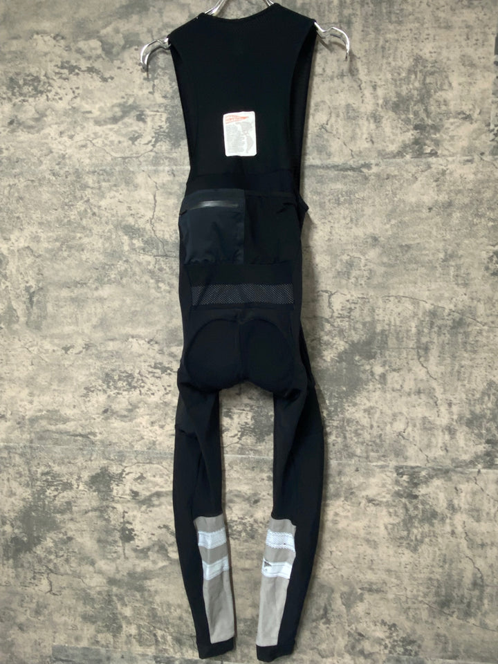 JD877 ラファ Rapha CARGO WINTER TIGHTS WITH PAD ビブタイツ 黒 M 裏起毛