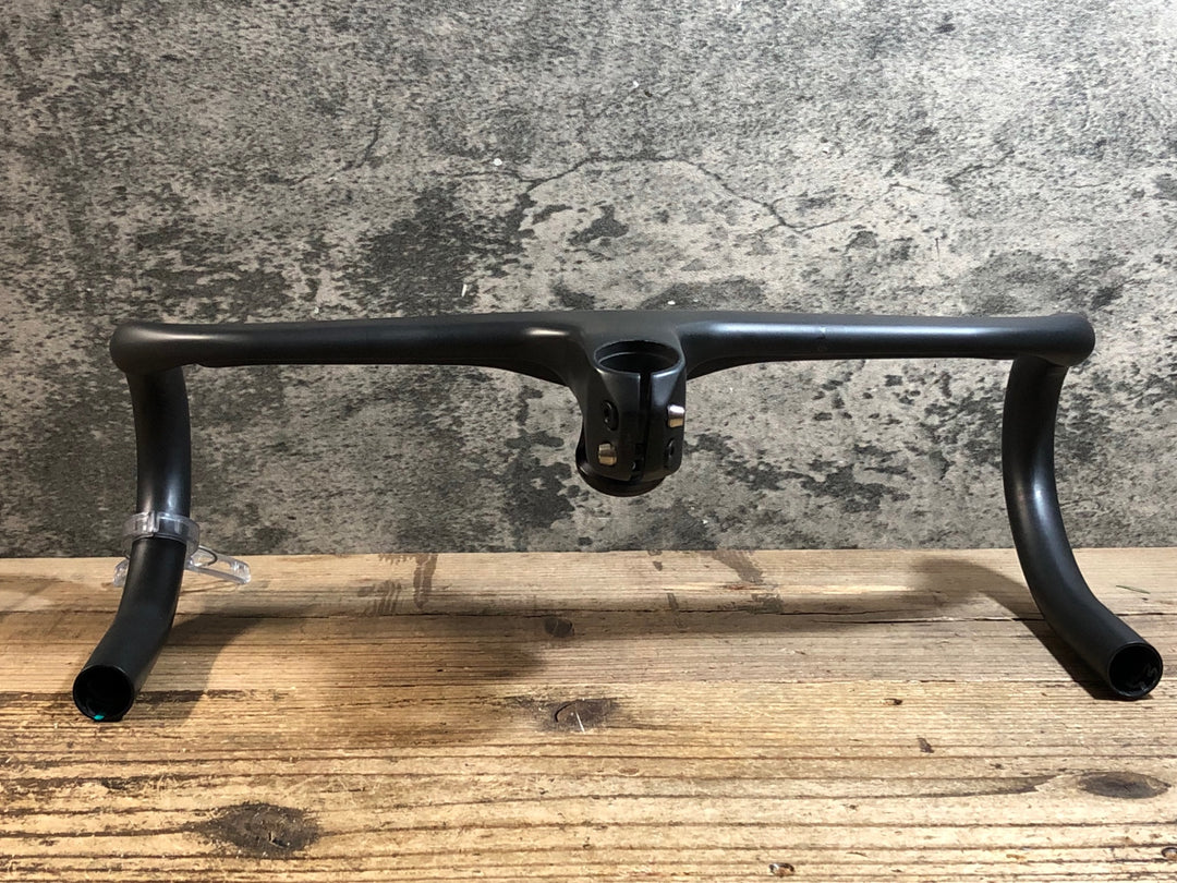 KJ884 ボントレガー BONTRAGER アイオロス AEOLUS RSL VR-C 一体型 カーボン ドロップハンドル 400mmエンドC-C ステム80mm OS リコール対応済み