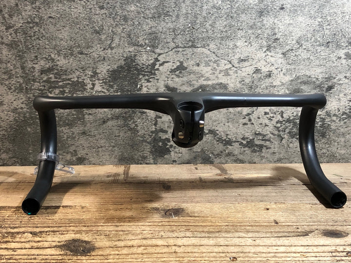 KJ884 ボントレガー BONTRAGER アイオロス AEOLUS RSL VR-C 一体型 カーボン ドロップハンドル 400mmエンドC-C ステム80mm OS リコール対応済み