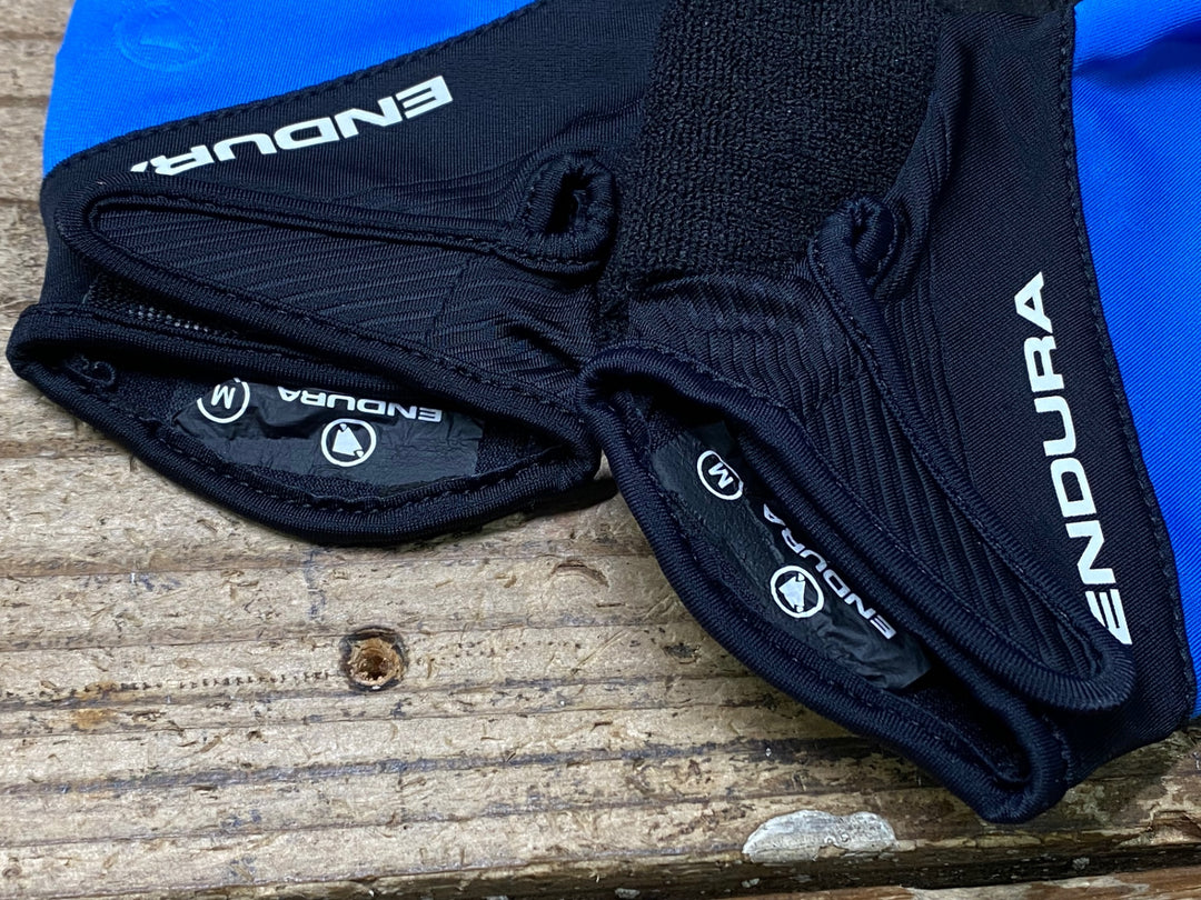 JN994 エンデュラ ENDURA 指ぬき グローブ 黒青 M
