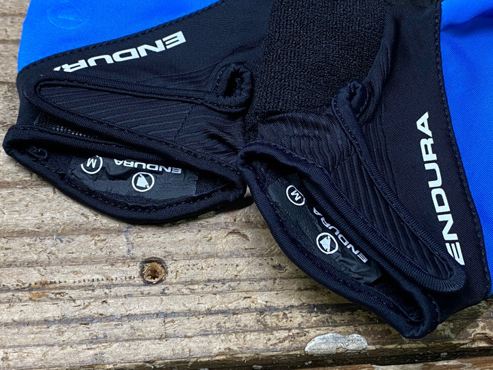 JN994 エンデュラ ENDURA 指ぬき グローブ 黒青 M