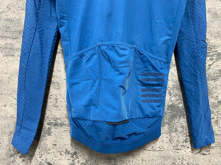 JU322 ラファ Rapha LS AERO JERSEY 長袖 サイクルジャージ ブルー SMALL