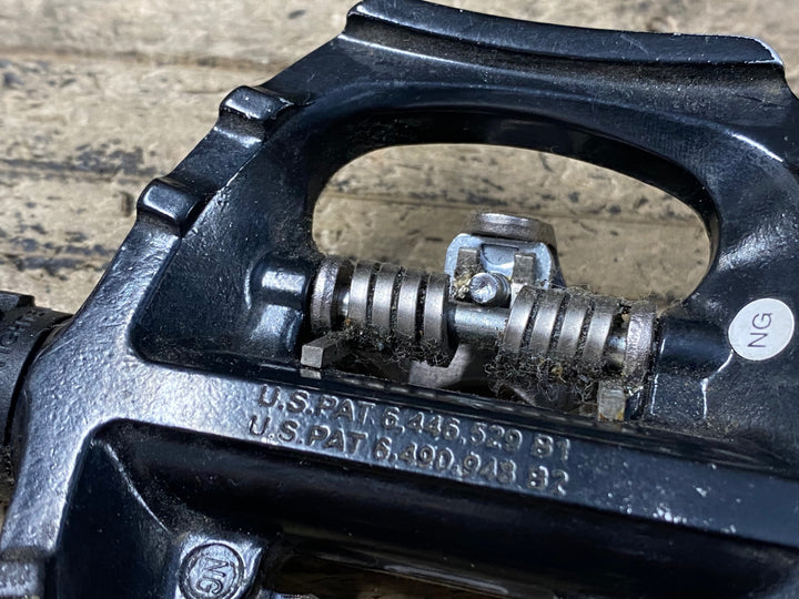 JZ519 シマノ SHIMANO PD-A530 ビンディングペダル 片面フラット 黒 SPD