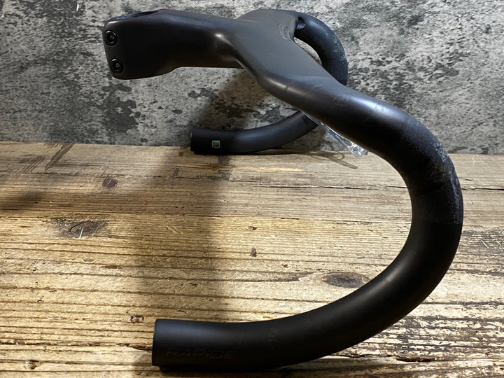 KK823 ロヴァ―ル ROVAL RAPIDE COCKPIT カーボン ドロップハンドル 380mm 90mm -6° ※レバー固定部凹みのためジャンク