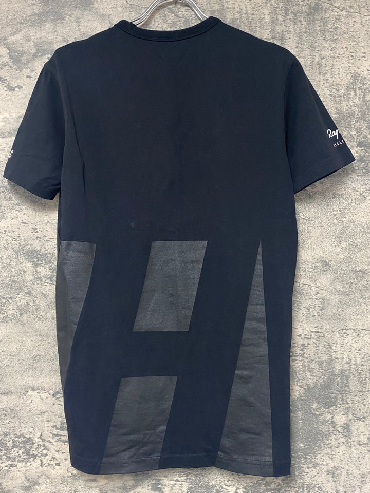 KH254 ラファ Rapha CYCLE CLUB T-SHIRT 黒 グレー S