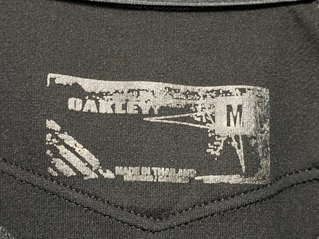 JL166 オークリー OAKLEY 半袖 シャツ 黒 Ｍ