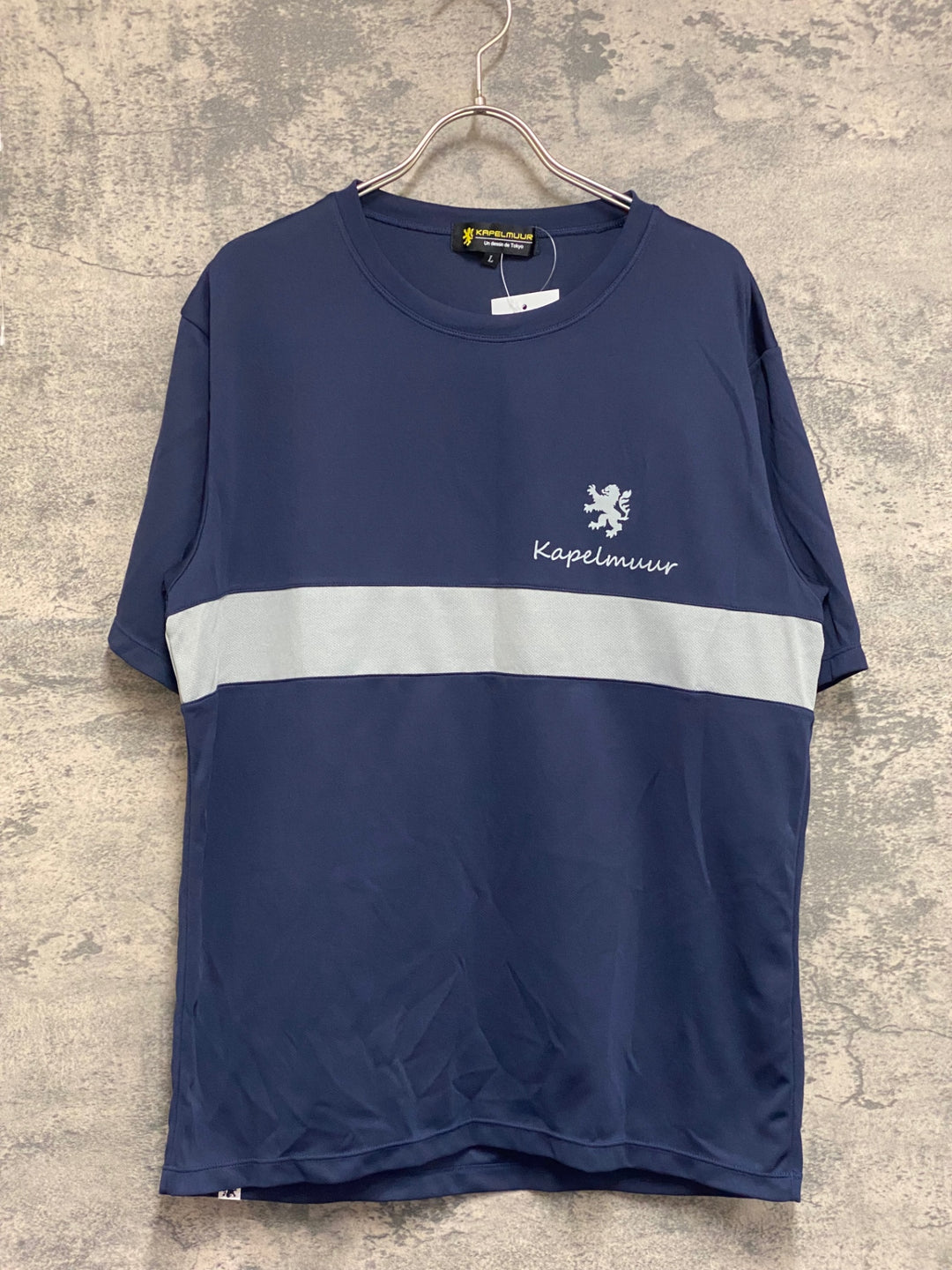 KG216 カペルミュール KAPELMUUR 半袖 ドライ Tシャツ 濃紺 L
