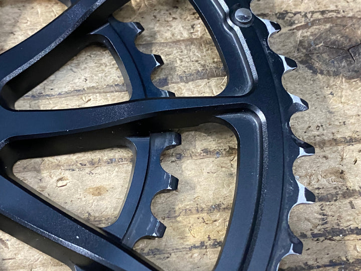 JS017 ホログラム HOLLOWGRAM OPI SPIDERING SL チェーンリング 50/34T アウターインナー一体型